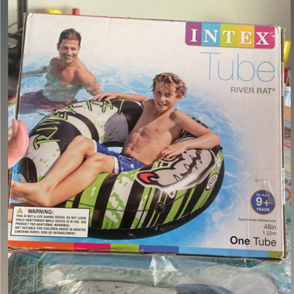 Intex River Rat Tube Gonflable 48 Pouces pour Lac, Piscine